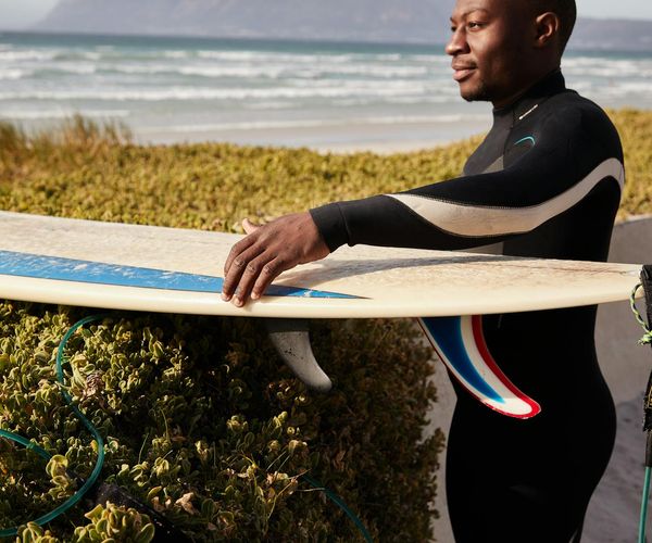 Man enjoying healthy lifestyle outdoors